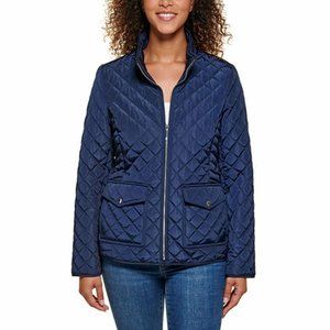 Tommy Hilfiger Ladies' Quilted Jacket Blue (Navy)